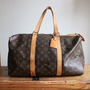vintage LV duffle bag